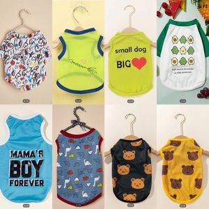 9pc Small Toy Breed Tops